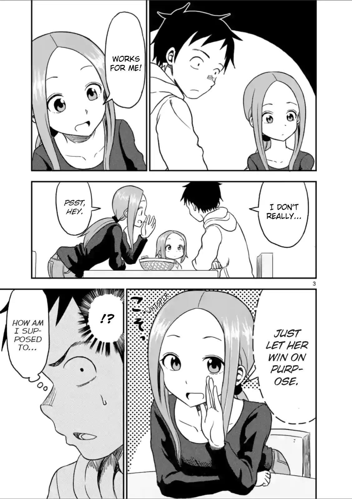 Karakai Jouzu no (Moto) Takagi-san Chapter 27 page 3 - Chapter 27