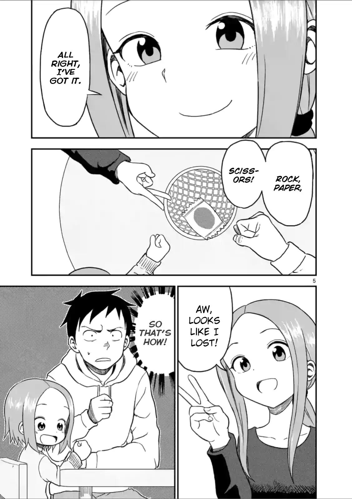 Karakai Jouzu no (Moto) Takagi-san Chapter 27 page 5 - Chapter 27