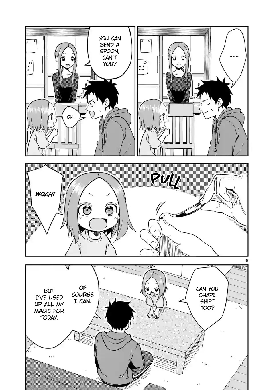 Karakai Jouzu no (Moto) Takagi-san Chapter 272 page 5 - Chapter 272