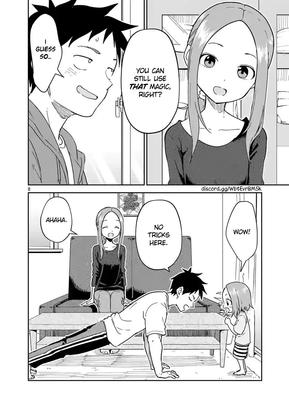 Karakai Jouzu no (Moto) Takagi-san Chapter 272 page 8 - Chapter 272