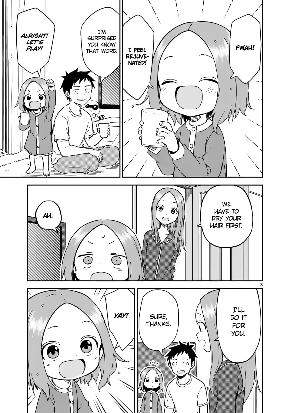 Karakai Jouzu no (Moto) Takagi-san Chapter 273 page 3 - Chapter 273
