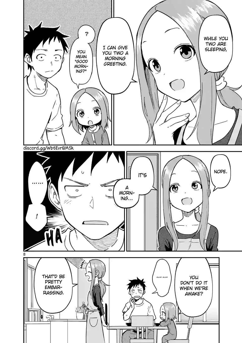Karakai Jouzu no (Moto) Takagi-san Chapter 274 page 8 - Chapter 274