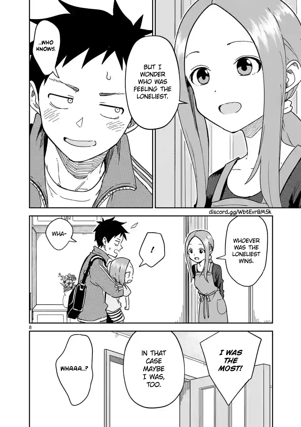 Karakai Jouzu no (Moto) Takagi-san Chapter 275 page 8 - Chapter 275
