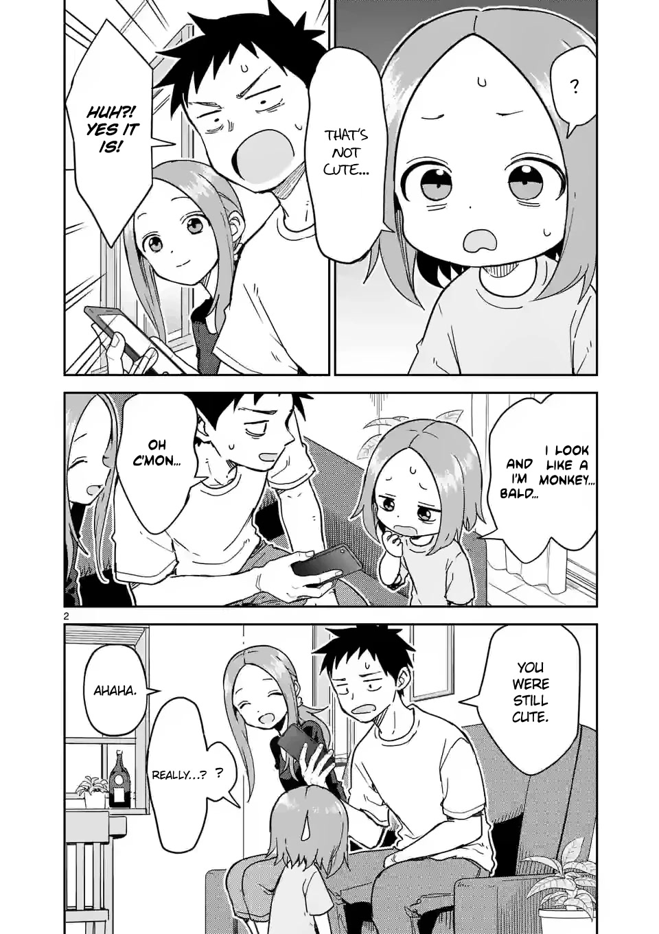 Karakai Jouzu no (Moto) Takagi-san Chapter 276 page 2 - Chapter 276