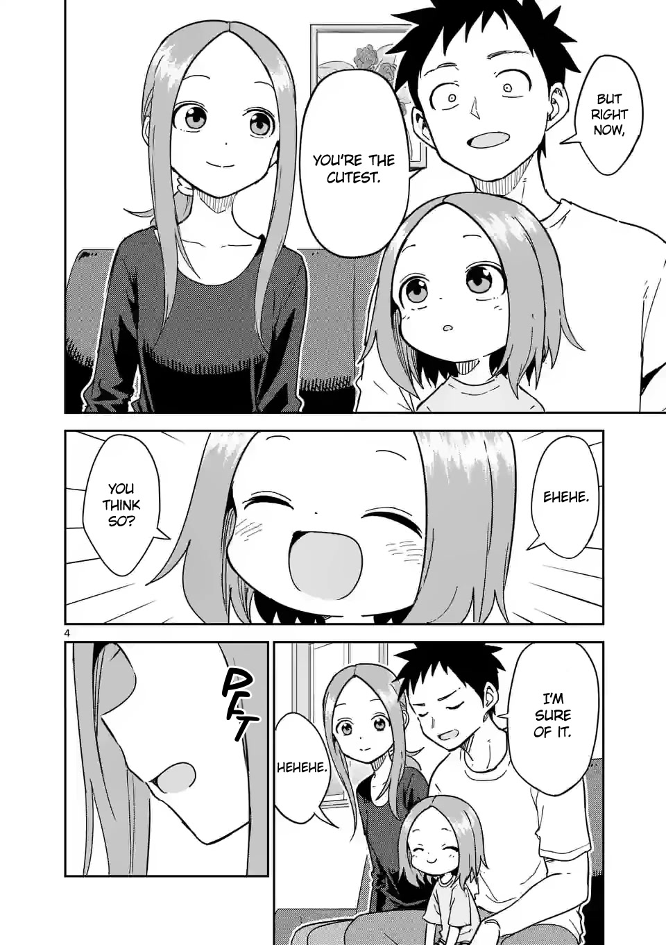 Karakai Jouzu no (Moto) Takagi-san Chapter 276 page 4 - Chapter 276