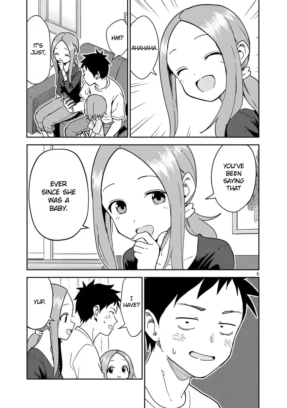 Karakai Jouzu no (Moto) Takagi-san Chapter 276 page 5 - Chapter 276