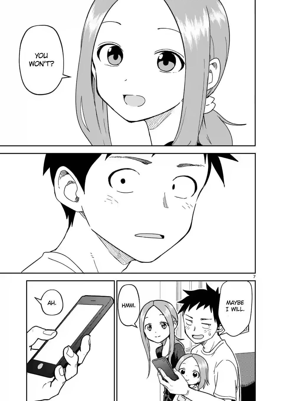 Karakai Jouzu no (Moto) Takagi-san Chapter 276 page 7 - Chapter 276