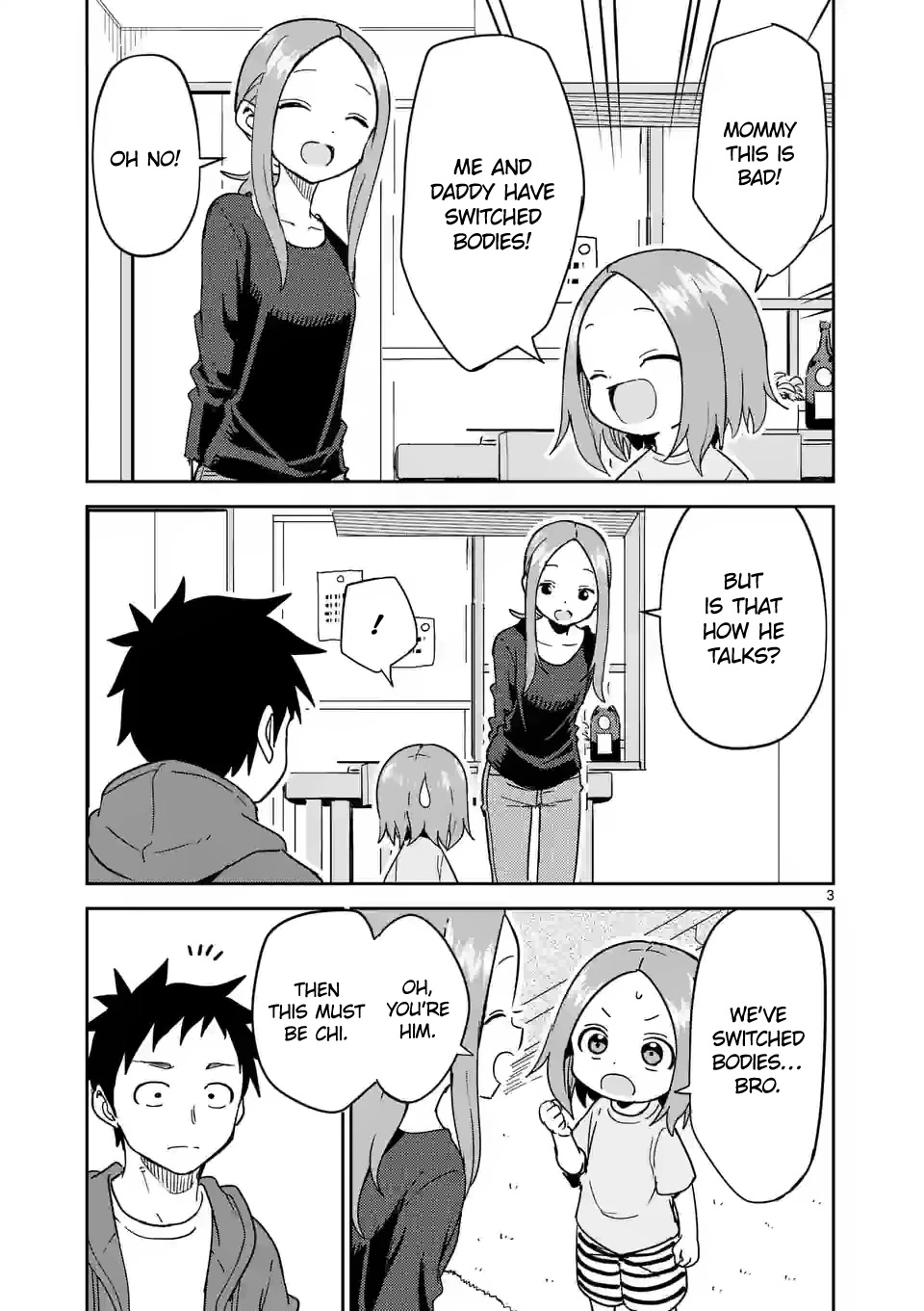 Karakai Jouzu no (Moto) Takagi-san Chapter 277 page 3 - Chapter 277