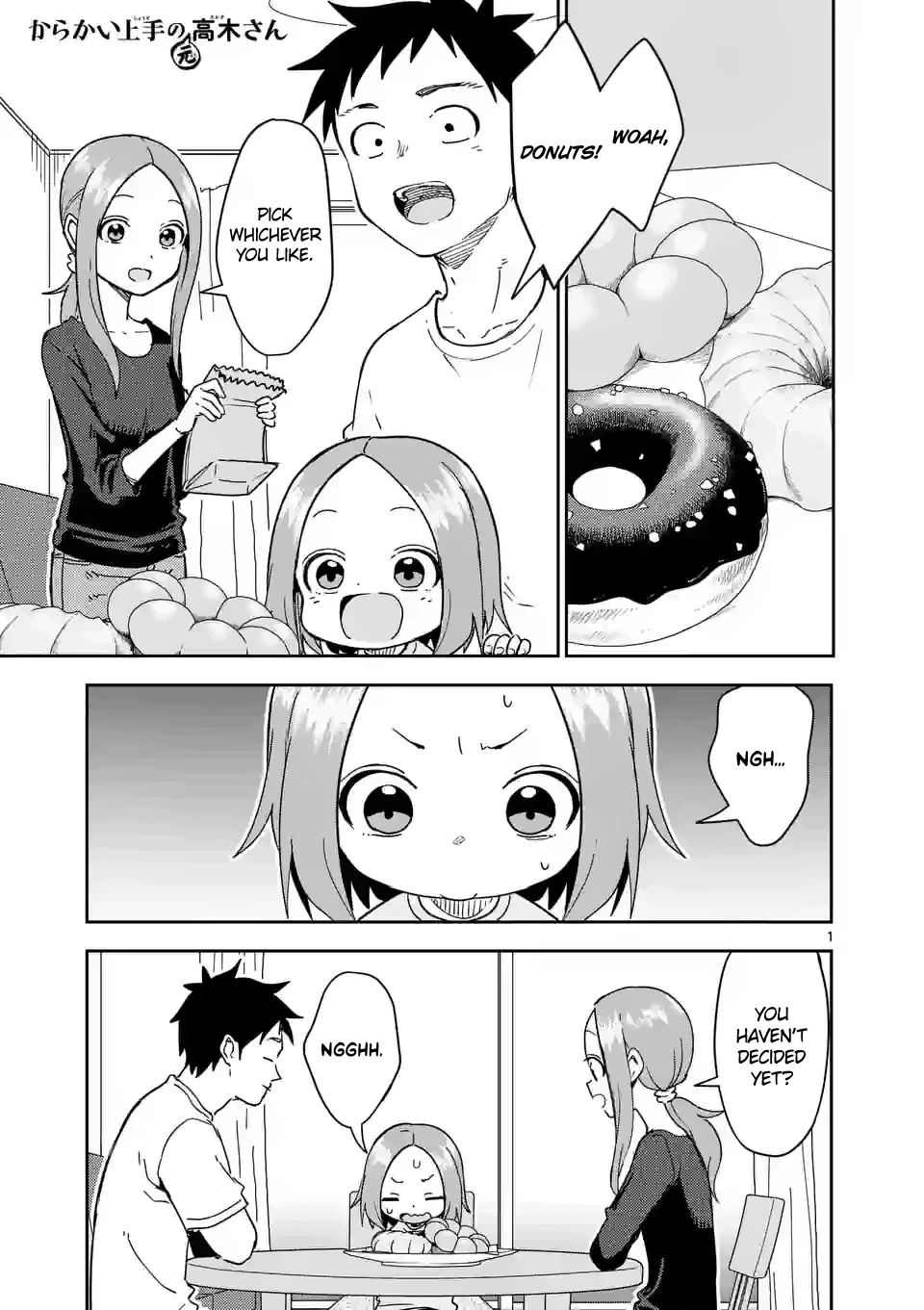 Karakai Jouzu no (Moto) Takagi-san Chapter 278 page 1 - Chapter 278