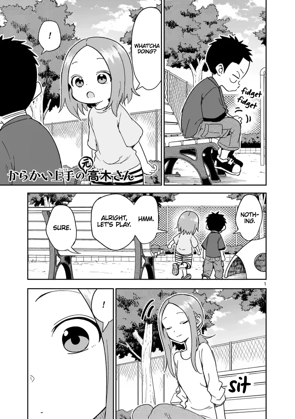 Karakai Jouzu no (Moto) Takagi-san Chapter 279 page 1 - Chapter 279