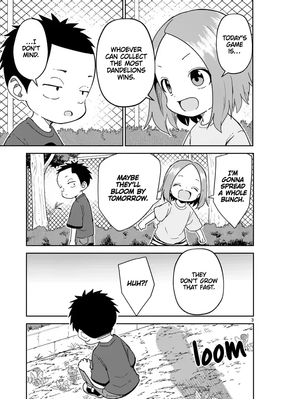 Karakai Jouzu no (Moto) Takagi-san Chapter 279 page 3 - Chapter 279