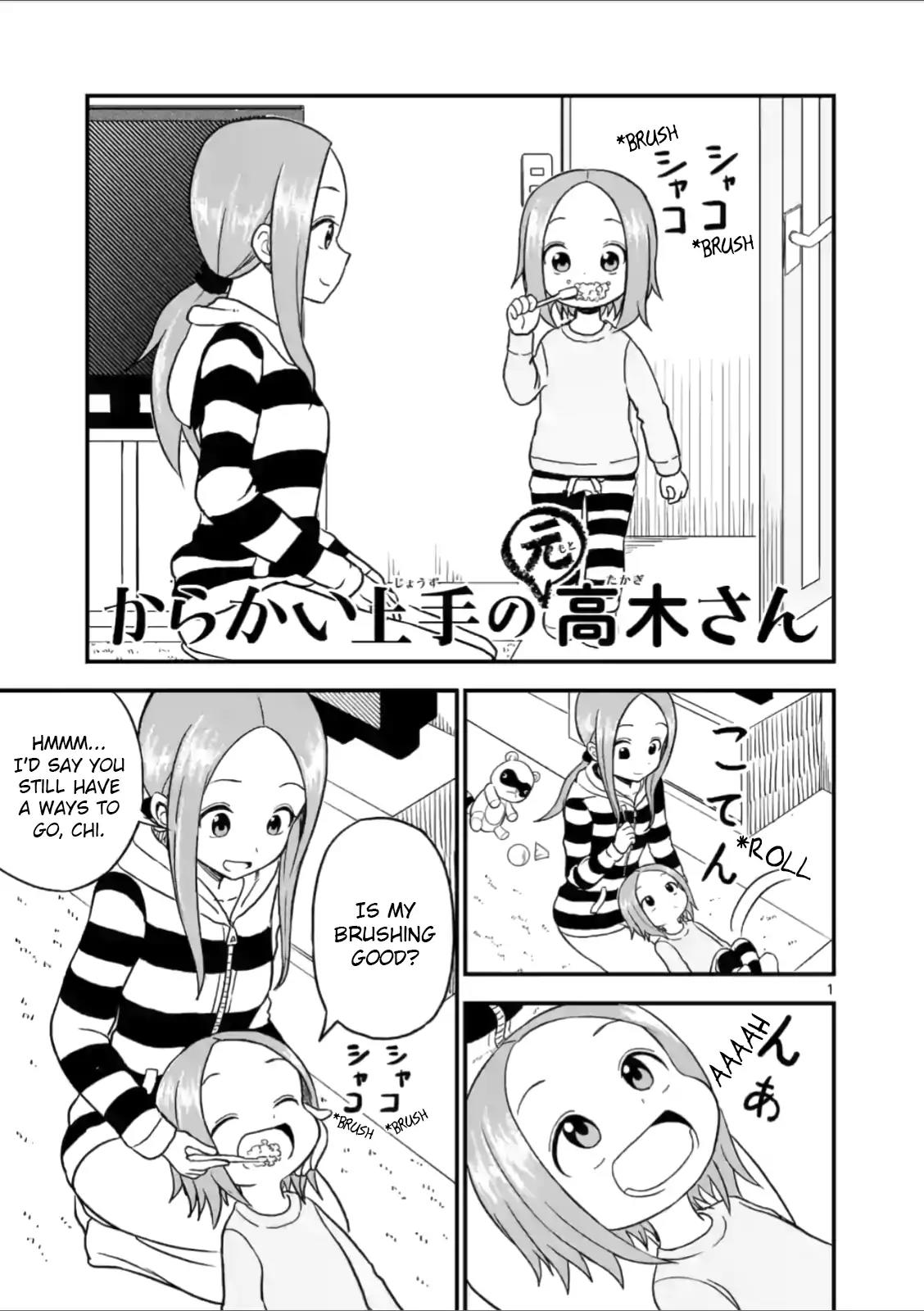 Karakai Jouzu no (Moto) Takagi-san Chapter 28 page 1 - Chapter 28