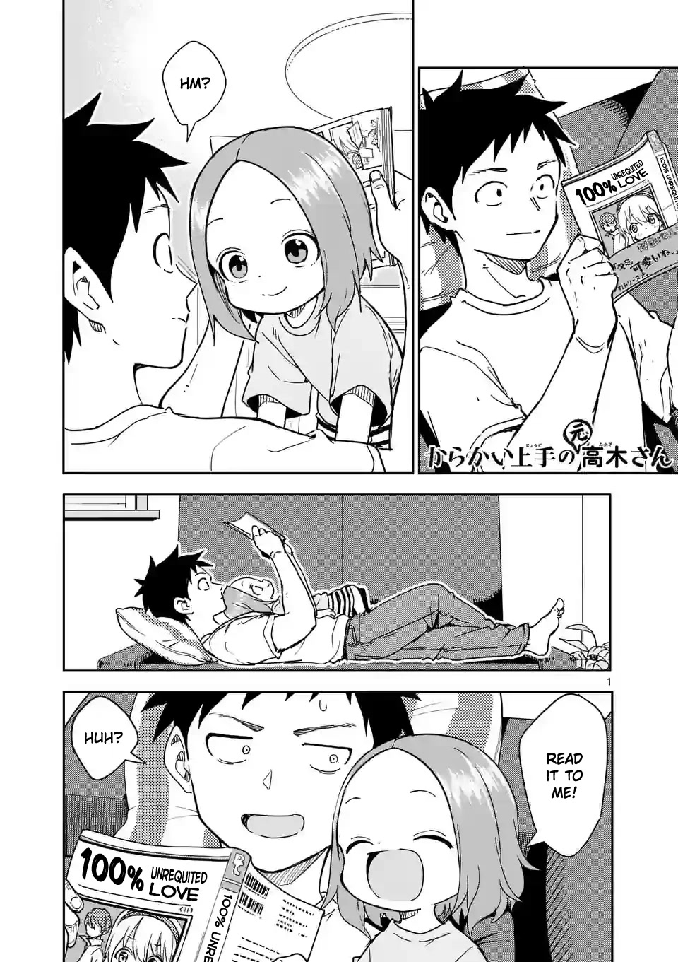 Karakai Jouzu no (Moto) Takagi-san Chapter 280 page 1 - Chapter 280