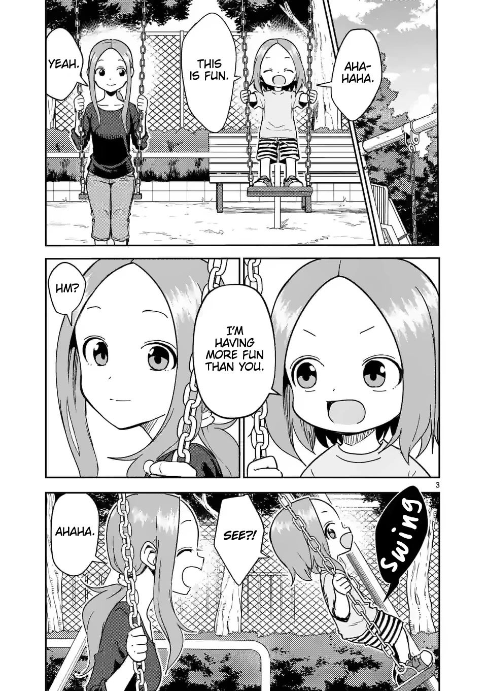 Karakai Jouzu no (Moto) Takagi-san Chapter 281 page 3 - Chapter 281