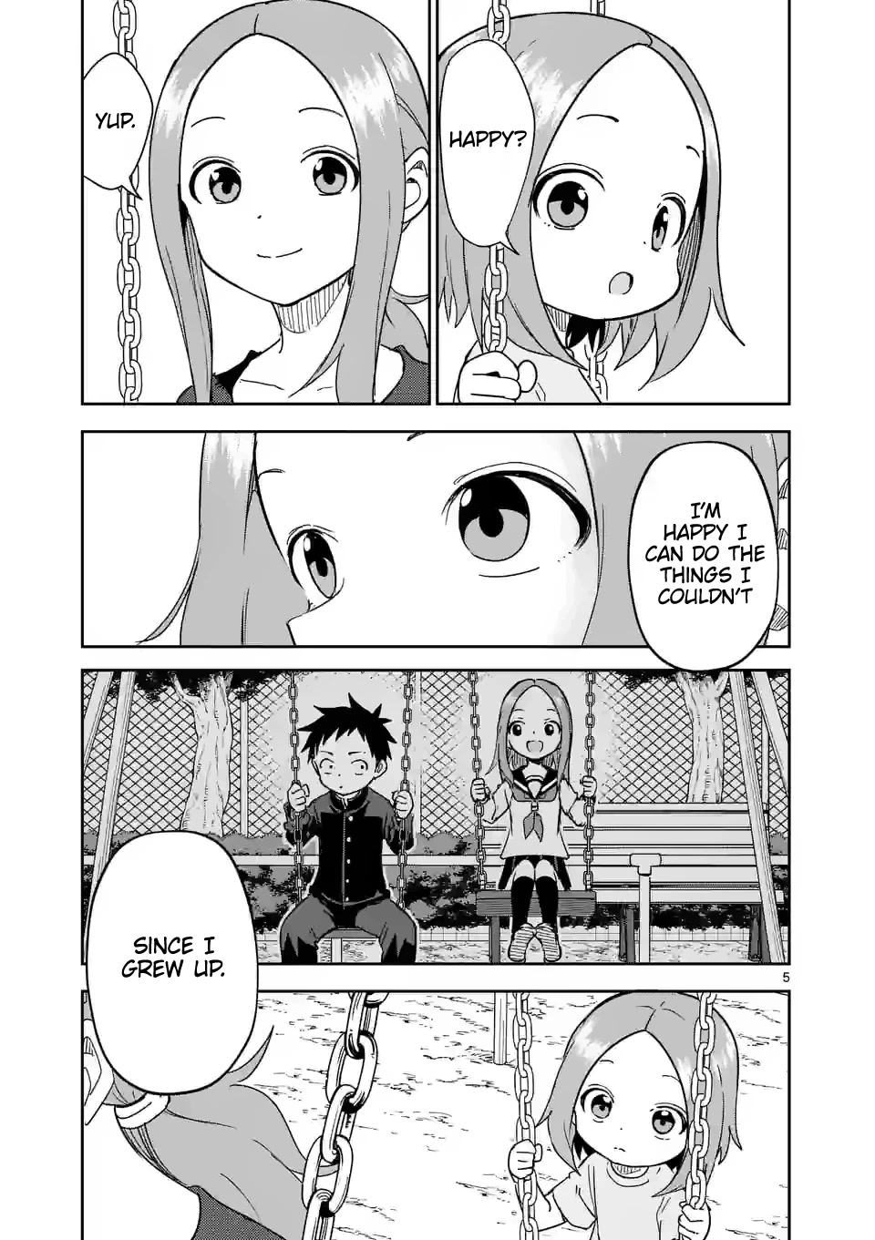 Karakai Jouzu no (Moto) Takagi-san Chapter 281 page 5 - Chapter 281