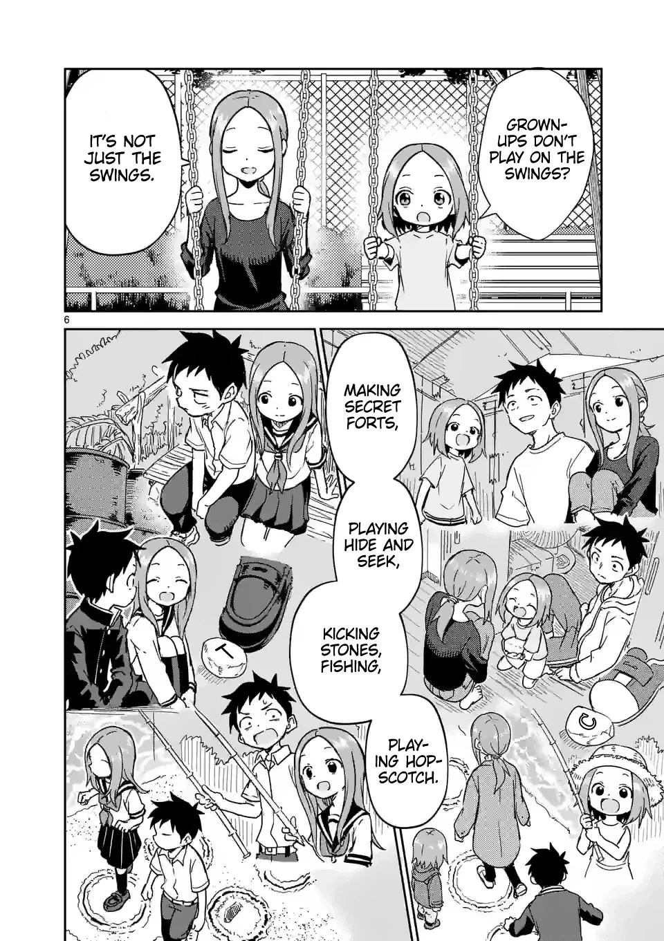 Karakai Jouzu no (Moto) Takagi-san Chapter 281 page 6 - Chapter 281