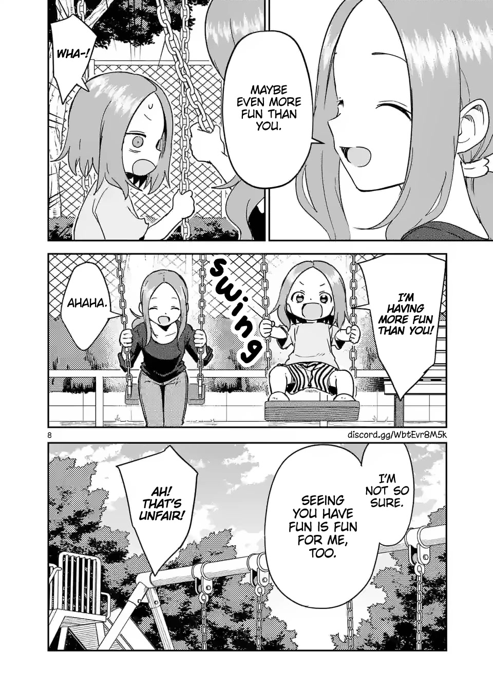 Karakai Jouzu no (Moto) Takagi-san Chapter 281 page 8 - Chapter 281