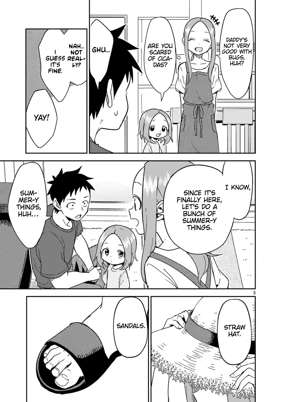 Karakai Jouzu no (Moto) Takagi-san Chapter 282 page 3 - Chapter 282