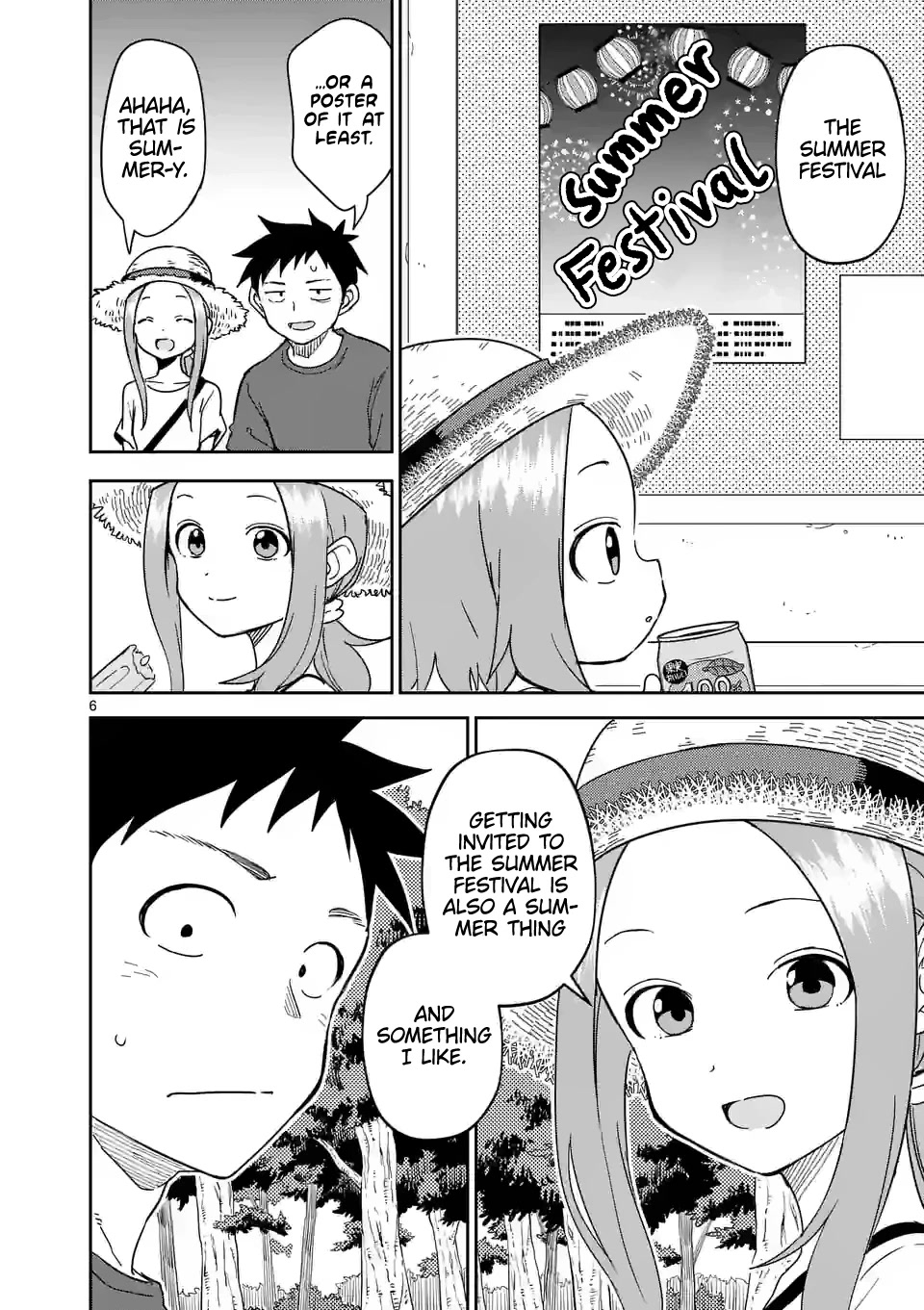 Karakai Jouzu no (Moto) Takagi-san Chapter 282 page 6 - Chapter 282