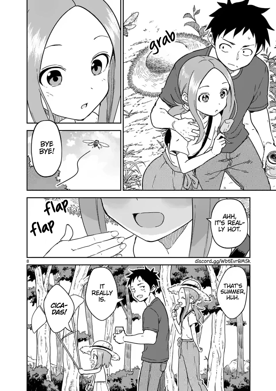 Karakai Jouzu no (Moto) Takagi-san Chapter 282 page 8 - Chapter 282
