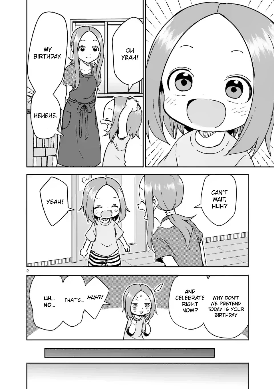 Karakai Jouzu no (Moto) Takagi-san Chapter 283 page 2 - Chapter 283