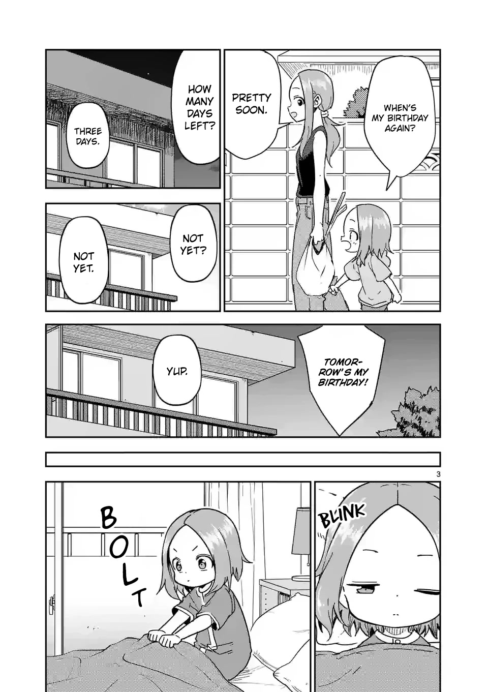 Karakai Jouzu no (Moto) Takagi-san Chapter 283 page 3 - Chapter 283