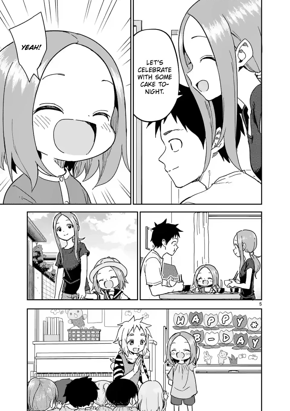 Karakai Jouzu no (Moto) Takagi-san Chapter 283 page 5 - Chapter 283