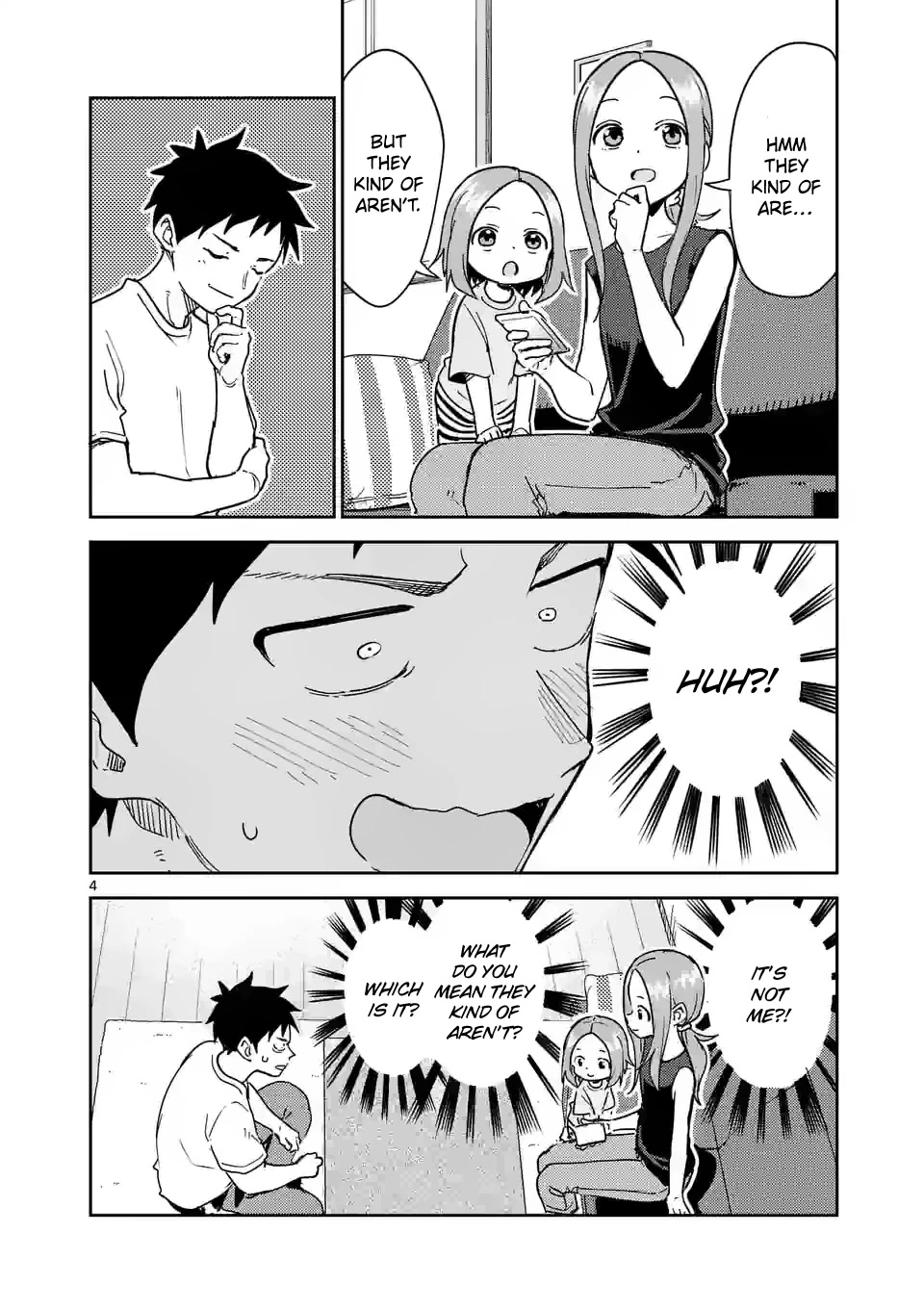 Karakai Jouzu no (Moto) Takagi-san Chapter 284 page 4 - Chapter 284