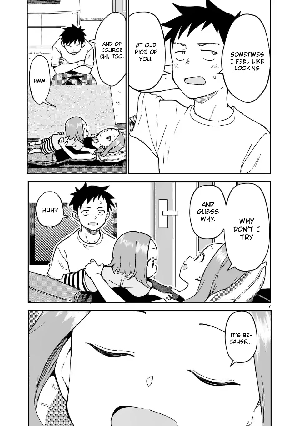 Karakai Jouzu no (Moto) Takagi-san Chapter 284 page 7 - Chapter 284