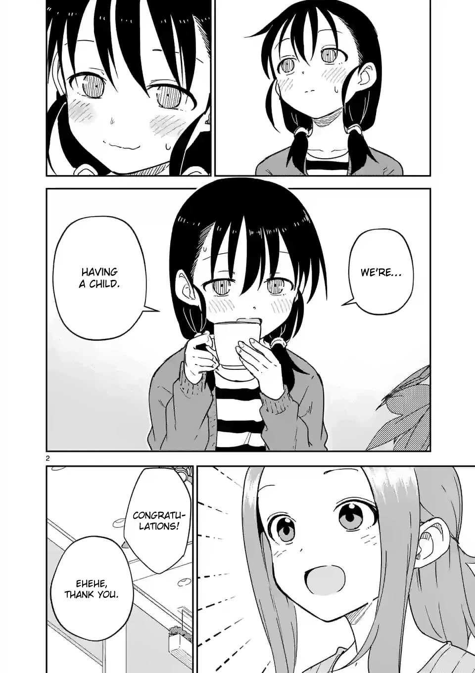 Karakai Jouzu no (Moto) Takagi-san Chapter 285 page 2 - Chapter 285