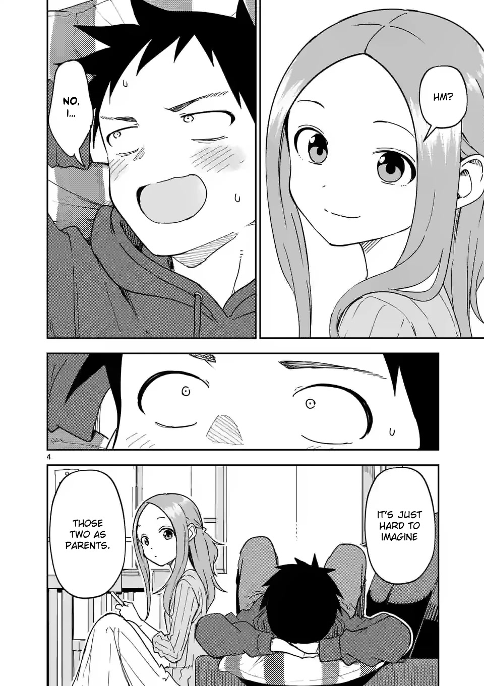 Karakai Jouzu no (Moto) Takagi-san Chapter 285 page 4 - Chapter 285
