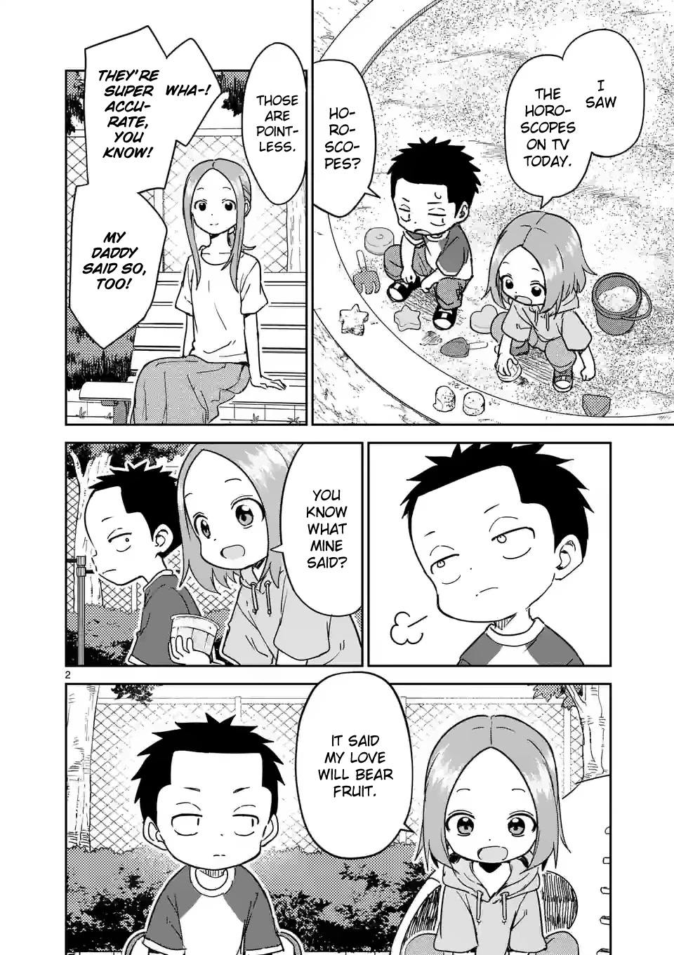 Karakai Jouzu no (Moto) Takagi-san Chapter 286 page 2 - Chapter 286