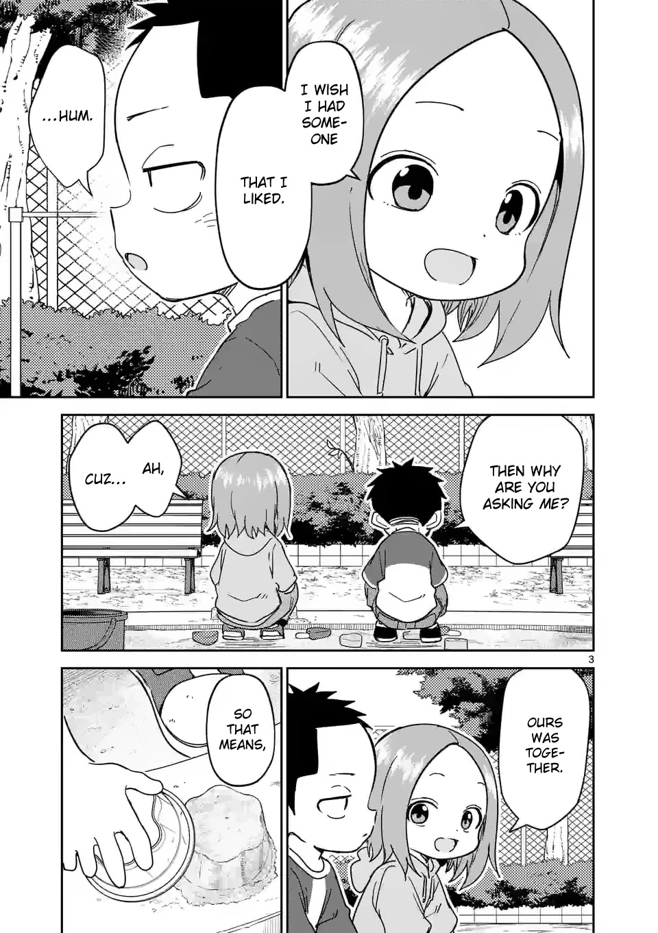 Karakai Jouzu no (Moto) Takagi-san Chapter 286 page 3 - Chapter 286