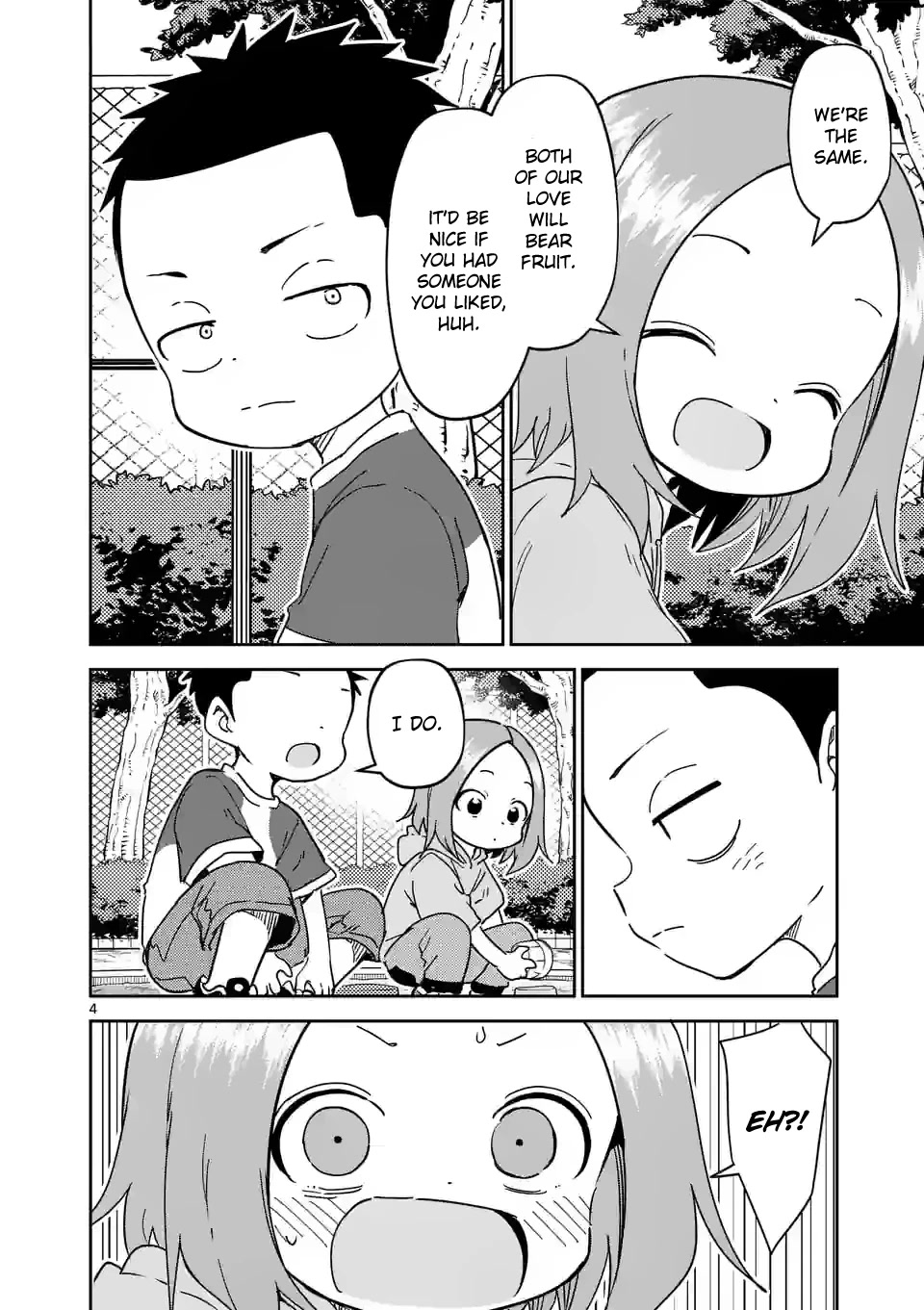 Karakai Jouzu no (Moto) Takagi-san Chapter 286 page 4 - Chapter 286
