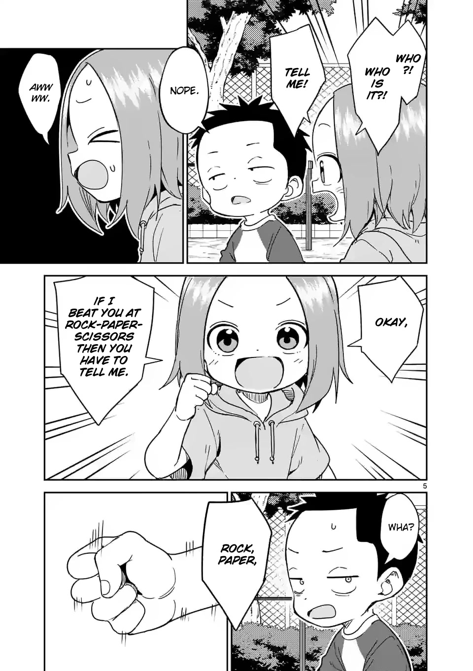 Karakai Jouzu no (Moto) Takagi-san Chapter 286 page 5 - Chapter 286
