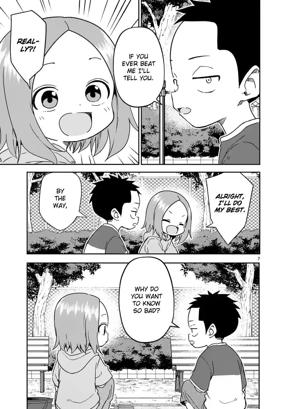 Karakai Jouzu no (Moto) Takagi-san Chapter 286 page 7 - Chapter 286
