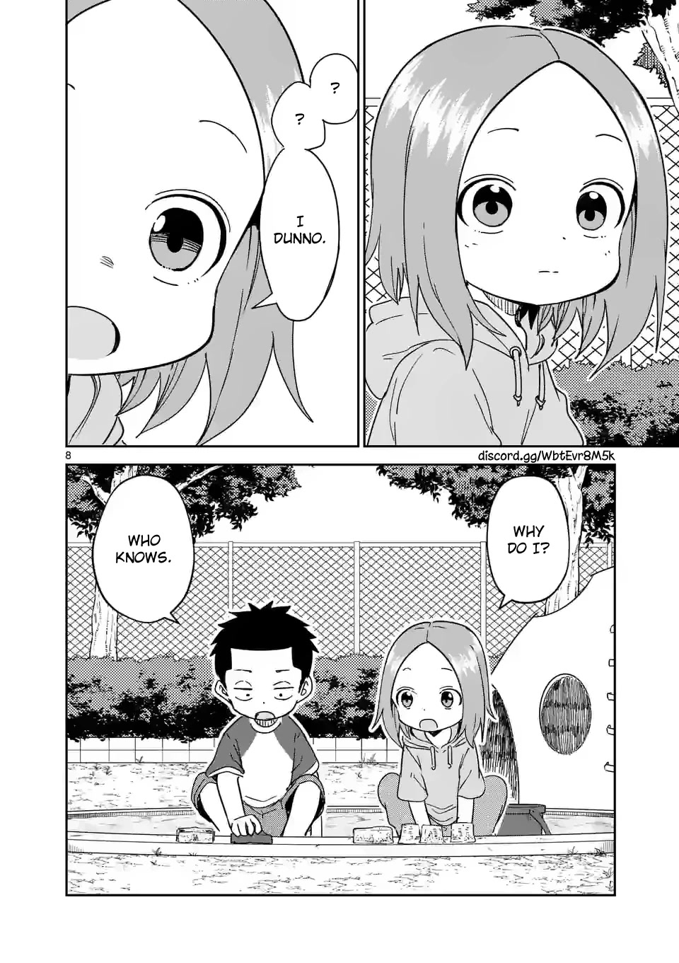 Karakai Jouzu no (Moto) Takagi-san Chapter 286 page 8 - Chapter 286
