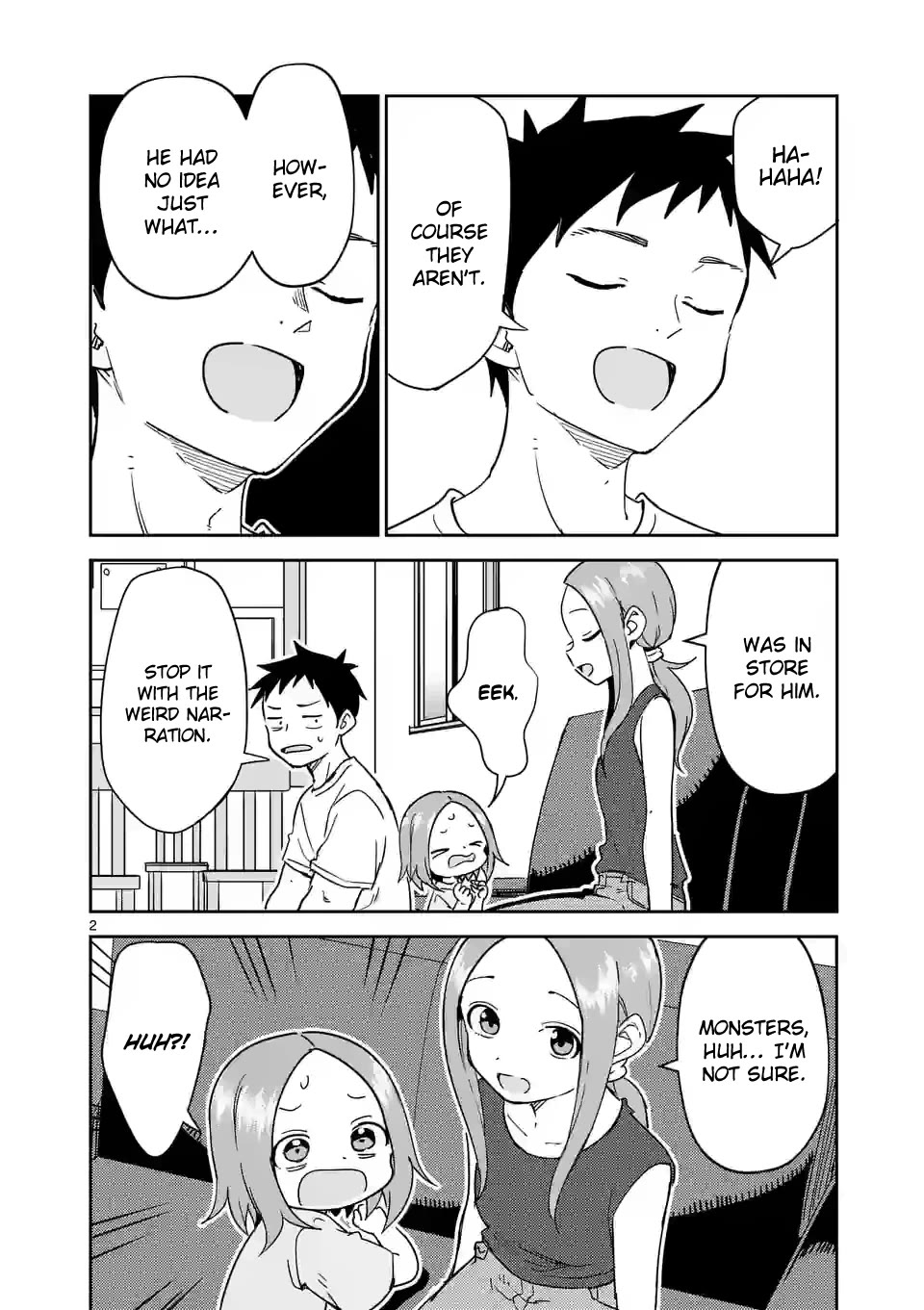 Karakai Jouzu no (Moto) Takagi-san Chapter 287 page 2 - Chapter 287