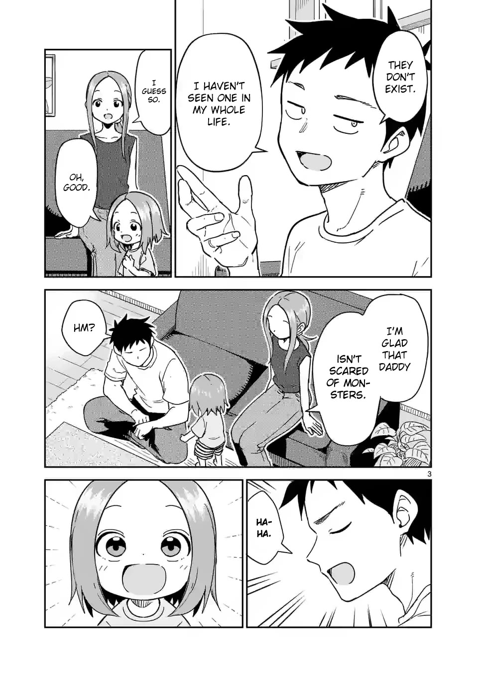 Karakai Jouzu no (Moto) Takagi-san Chapter 287 page 3 - Chapter 287