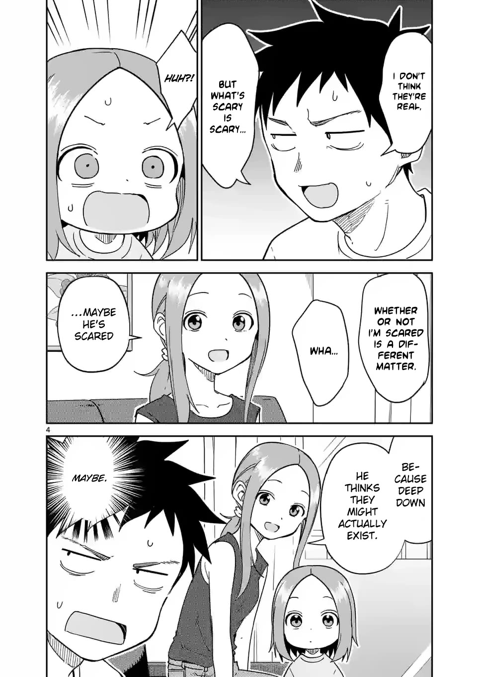 Karakai Jouzu no (Moto) Takagi-san Chapter 287 page 4 - Chapter 287