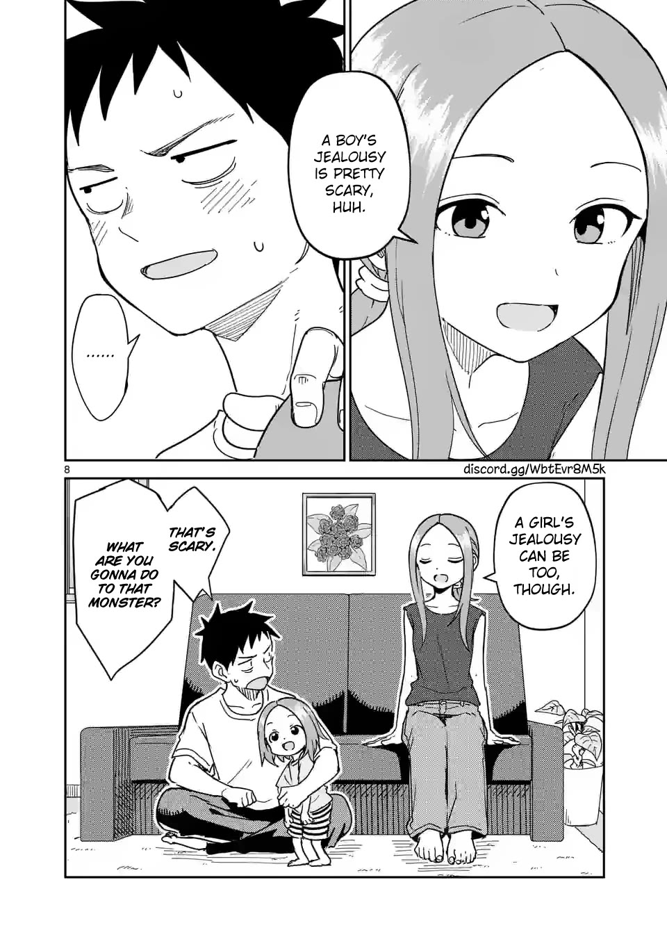Karakai Jouzu no (Moto) Takagi-san Chapter 287 page 8 - Chapter 287
