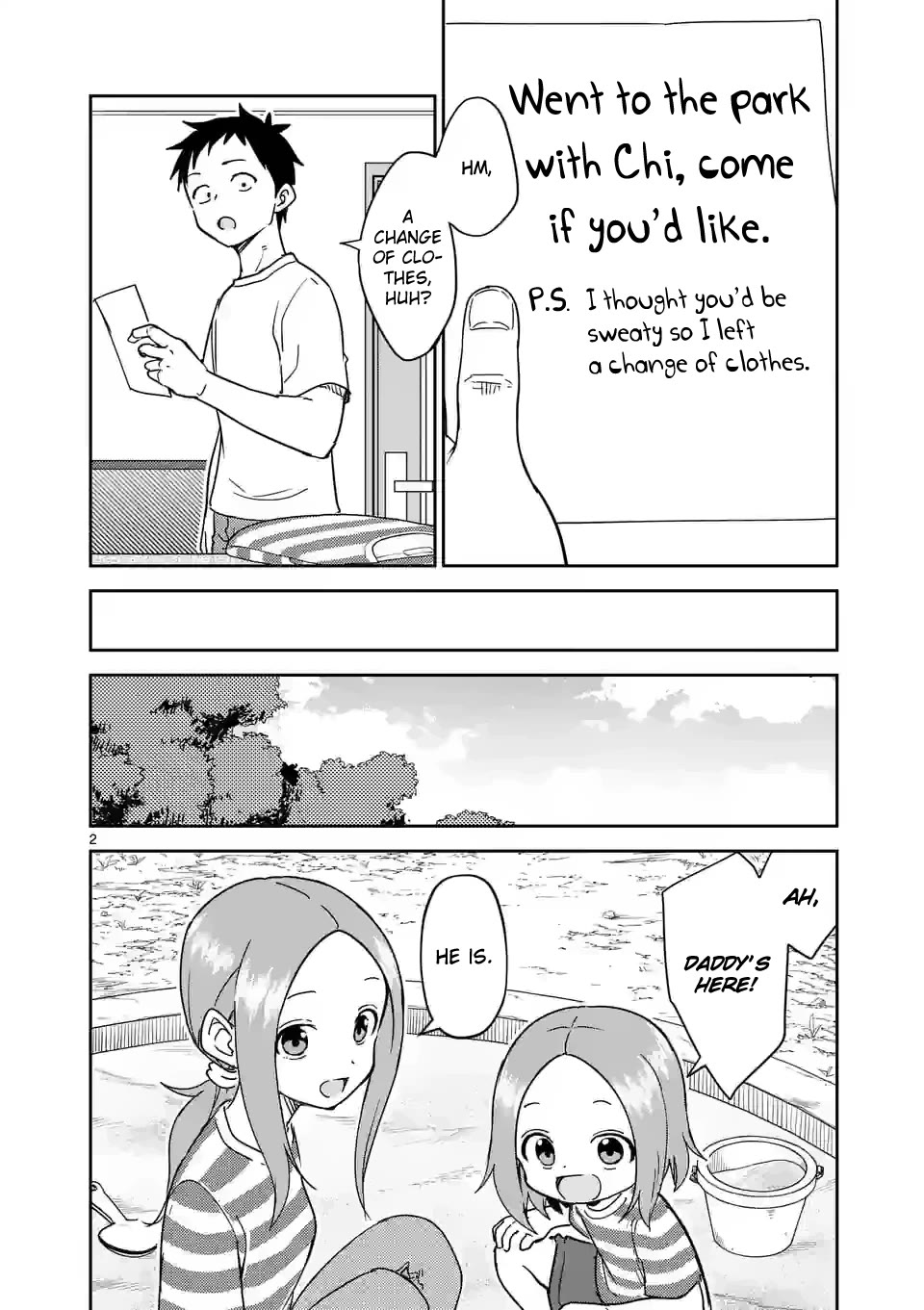 Karakai Jouzu no (Moto) Takagi-san Chapter 289 page 2 - Chapter 289