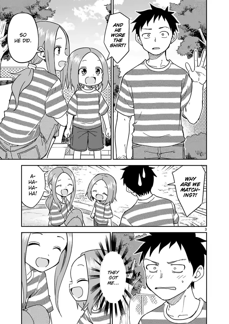Karakai Jouzu no (Moto) Takagi-san Chapter 289 page 3 - Chapter 289