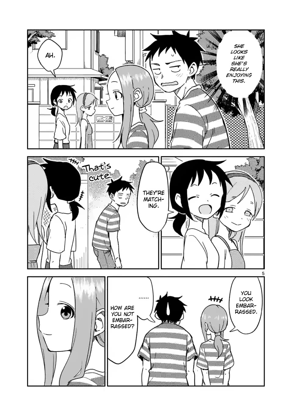 Karakai Jouzu no (Moto) Takagi-san Chapter 289 page 5 - Chapter 289