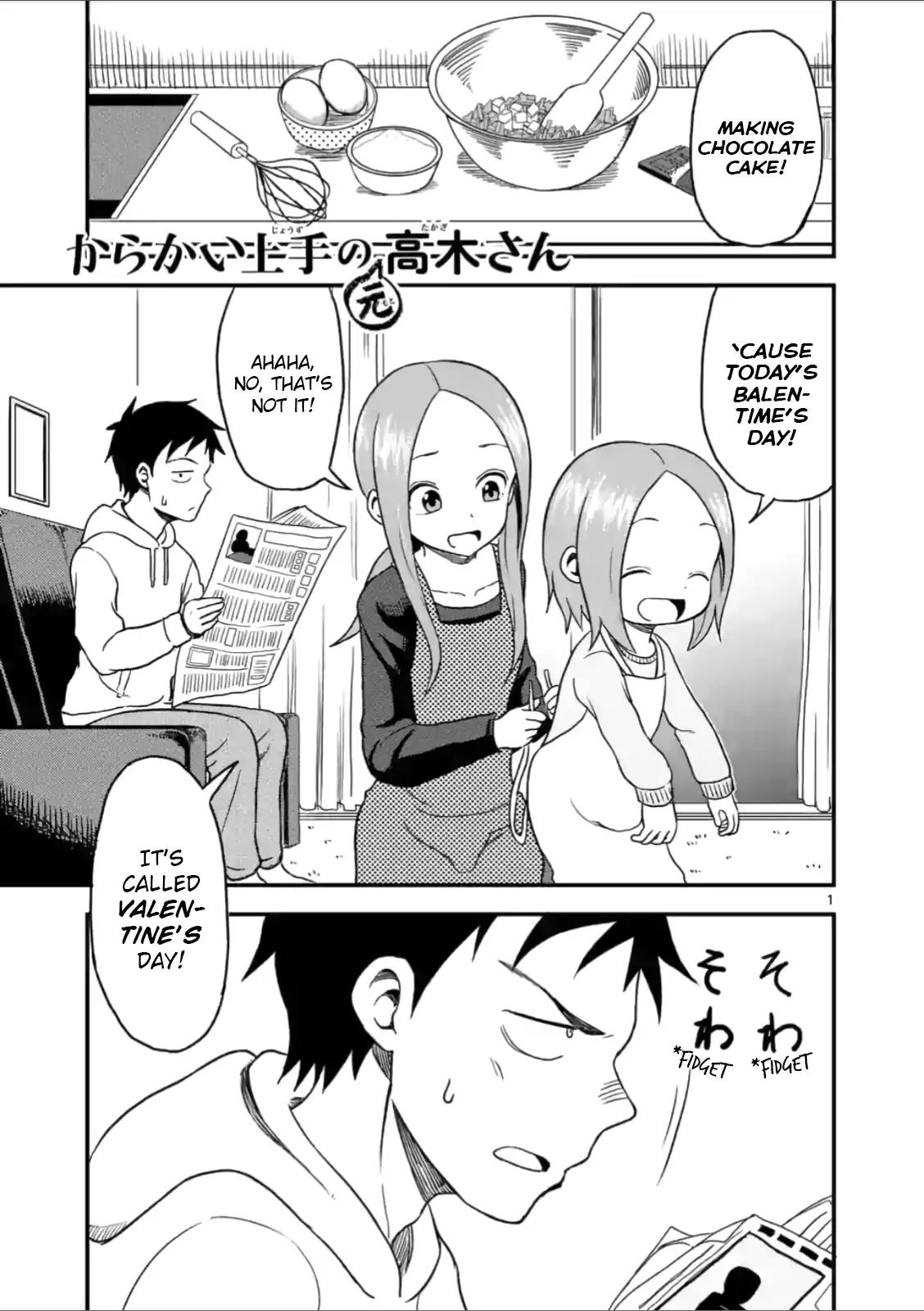Karakai Jouzu no (Moto) Takagi-san Chapter 29 page 1 - Chapter 29