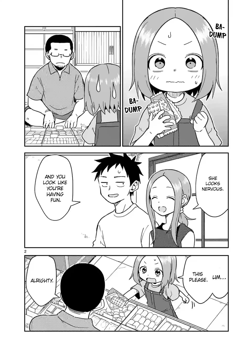 Karakai Jouzu no (Moto) Takagi-san Chapter 291 page 2 - Chapter 291