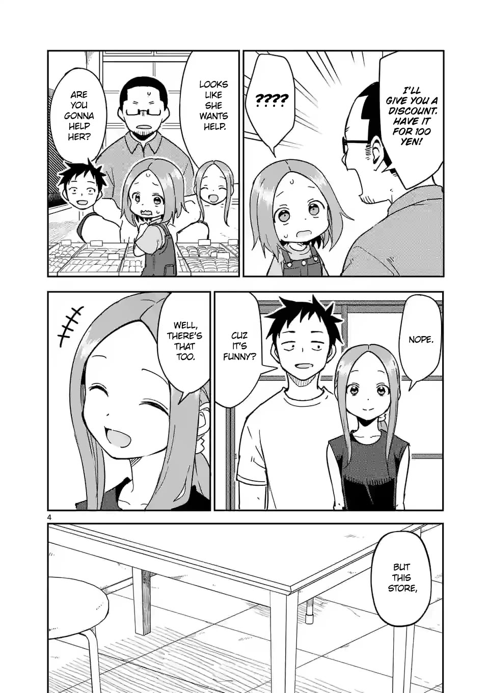 Karakai Jouzu no (Moto) Takagi-san Chapter 291 page 4 - Chapter 291