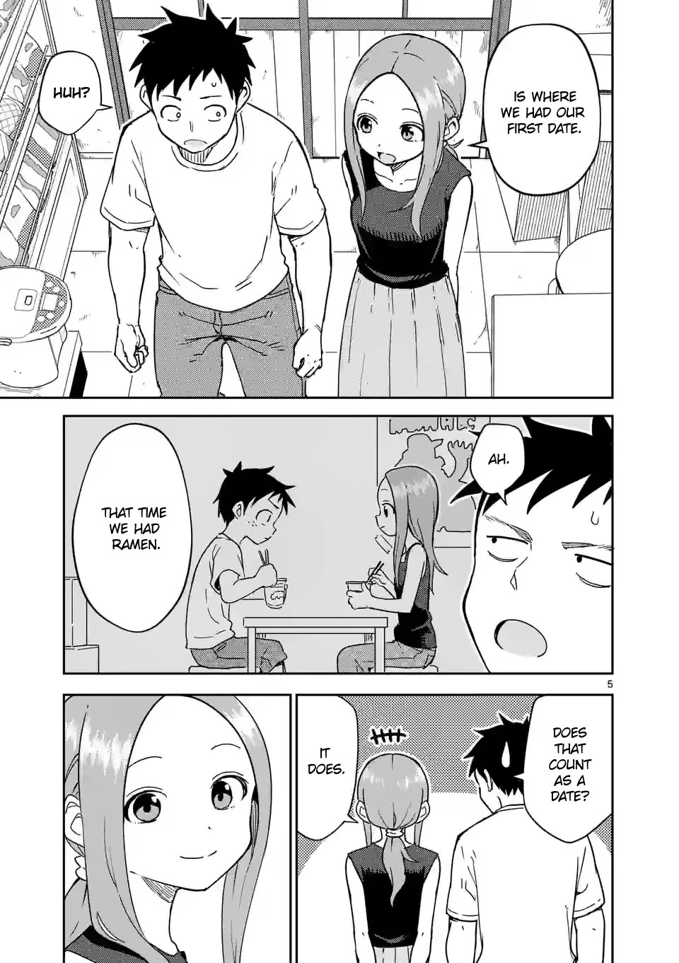 Karakai Jouzu no (Moto) Takagi-san Chapter 291 page 5 - Chapter 291