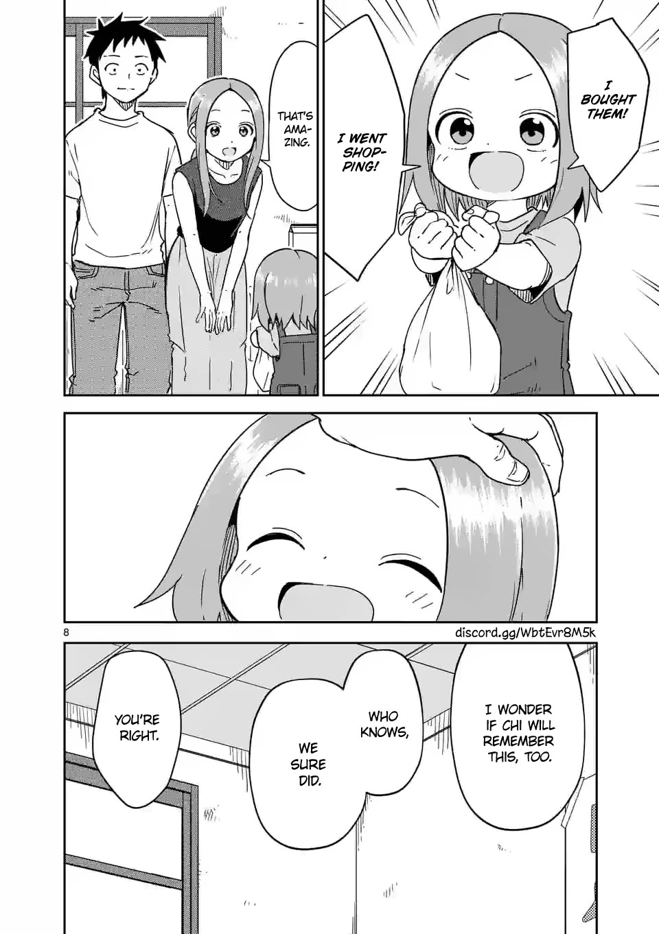 Karakai Jouzu no (Moto) Takagi-san Chapter 291 page 8 - Chapter 291