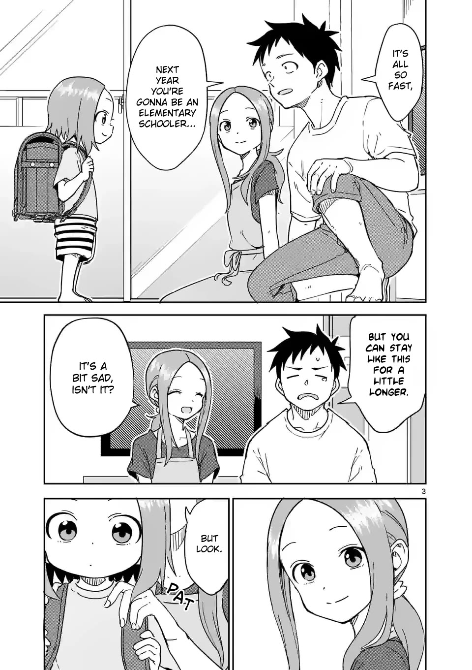 Karakai Jouzu no (Moto) Takagi-san Chapter 292 page 3 - Chapter 292